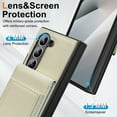 thumbnail image 6 of Decase for Samsung Galaxy Z Fold 7 Case with 2 in 1 Detachable Strong Magnetic Wallet,Built in Tempered Glass Screen Protector,Fashion PU Leather Back Cover,Shockproof Card Slot Stand Cover,White, 6 of 8