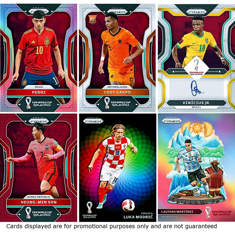 2022 Panini Prizm FIFA World Cup Soccer 6-Pack Blaster Box