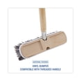 thumbnail image 3 of Polystyrene Vehicle Brush with Vinyl Bumper, Black/White Polystyrene Bristles, 10" Brush | Bundle of 2 Each, 3 of 5