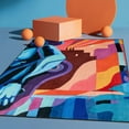 thumbnail image 2 of Well Woven x Misha Tyutyunik The Sunday Jungle Collection Aubade Modern Abstract Multi 6'7" x 9'3" Area Rug, 2 of 11