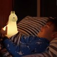 thumbnail image 2 of LED Integrated White Llama Multicolor Silicone Kids Night Light, 2 of 9
