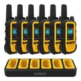 thumbnail image 1 of Walkie Talkies DEWALT DXFRS300, 1 W, impermeable, paquete de 6 con cargador, 1 of 8