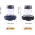 thumbnail image 2 of Dish Brush with Soap Dispenser, Kitchen Brush with Bracket for Cleaning Pots, Pans and Sinks Scrub Brush Kitchen Scrub Brush (PET), 2 of 7