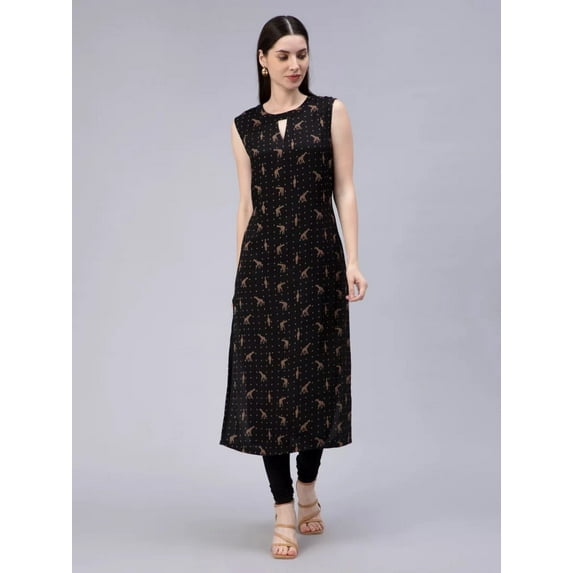 Kurta for women’s by Entellus in Black colour