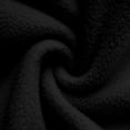 thumbnail image 4 of BiZtdJrK Womens Fleece Zip Up Jacket with Hooded Solid Color Long Sleeve Sweatshirt Jackets Casual Pockets Hoodies Coat Fall Clothes Ofertas Flash Black XXL, 4 of 9
