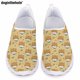 thumbnail image 1 of Doginthehole - Zapatos planos informales de verano para mujer, con estampado de dibujos animados de Pug, bonitos y cómodos zapatos de enfermería, ligeros y transpirables de malla, 1 of 5