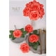 thumbnail image 3 of Flores Artificiales N&T NIETING Rosas de Espuma Coral 25 piezas 18 cm, 3 of 9