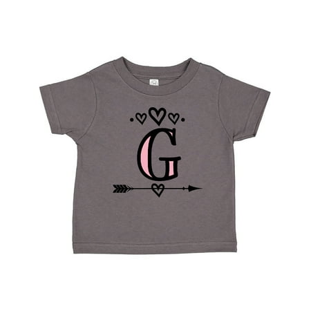 

Inktastic Letter G Monogram Tribal Arrow Gift Toddler Toddler Girl T-Shirt