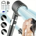 thumbnail image 4 of ZHICHUN Advanced Filtration Shower Head Turbo Pressure Flow 5 Layer Filter with Switch Control for Home and Pet Use, 4 of 6
