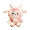 thumbnail image 1 of Linda oveja de peluche de juguete sofá almohada coleccionables decoración ornamento Animal muñeca suave para el hogar sala de estar sofá regalo , Rosado Sunnimix Juguetes de animales de peluche, 1 of 8