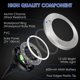 thumbnail image 3 of Outdoor Solar Light, Solar Garden Light 12 Leds Ground Lighting 6000k Cold White Waterproof Ip65 Sol, 3 of 5