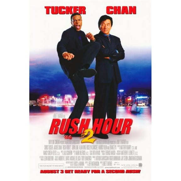 Pop Culture Graphics MOVIF6327 Rush Hour 2 Movie Poster Print, 27 x 40