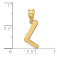thumbnail image 4 of Diamond2Deal 14K Pendentif Initial Lettre L en Or Jaune pour Femmes, 4 of 6
