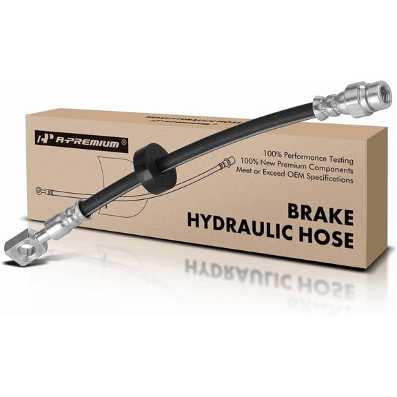 A-Premium Rear Driver or Passenger Outer Brake Hydraulic Hose Compatible with Select Ford Models - Transit-350 HD 2015 2016 2017 2018 2019 - Replace# BK3Z2282A