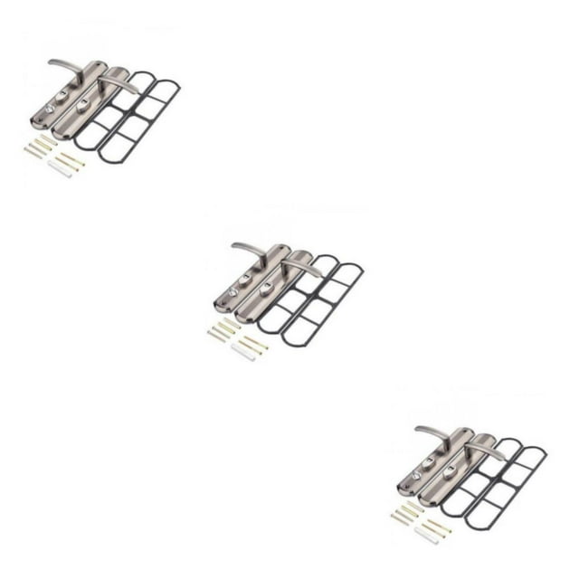 Speravity 1 Pair Security Door Handle Entry Household Stainless Lever Exterior Replacement Steel Room Interior Lock Hardware Conference Type1