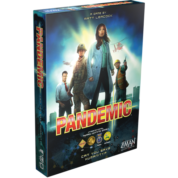 Open Box Pandemic Cooperative Board Game for Ages 8 and up, from Asmodee