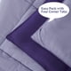 thumbnail image 5 of HIG Edredón Ligero de Plumón Alternativo, Tamaño Queen, Morado, Reversible, 5 of 8