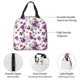 thumbnail image 4 of Disketp Violets Flowers Bolsa Térmica para Almuerzo para Hombre y Mujer, Ideal para Trabajo, Senderismo y Picnic, 4 of 8