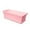 Pink, variant on Window Sill Flower Pot for Indoor Outdoor Use with Hole and Tray Ideal for Garden Vegetables and Decorative