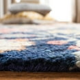 thumbnail image 4 of SAFAVIEH Roslyn Magdalena Floral Wool Area Rug, Navy/Multi, 6' x 9', 4 of 8