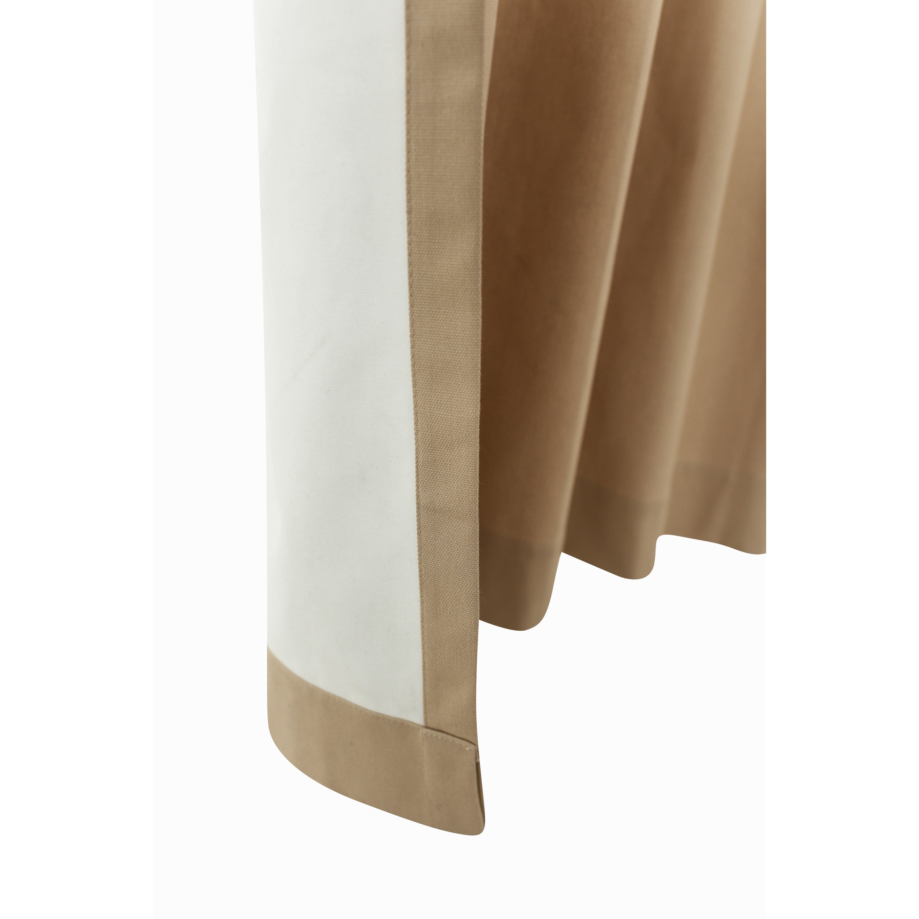 Winmate Insulated Cotton Tab Top Curtain Panel - Pair each 40" x 95" in Khaki