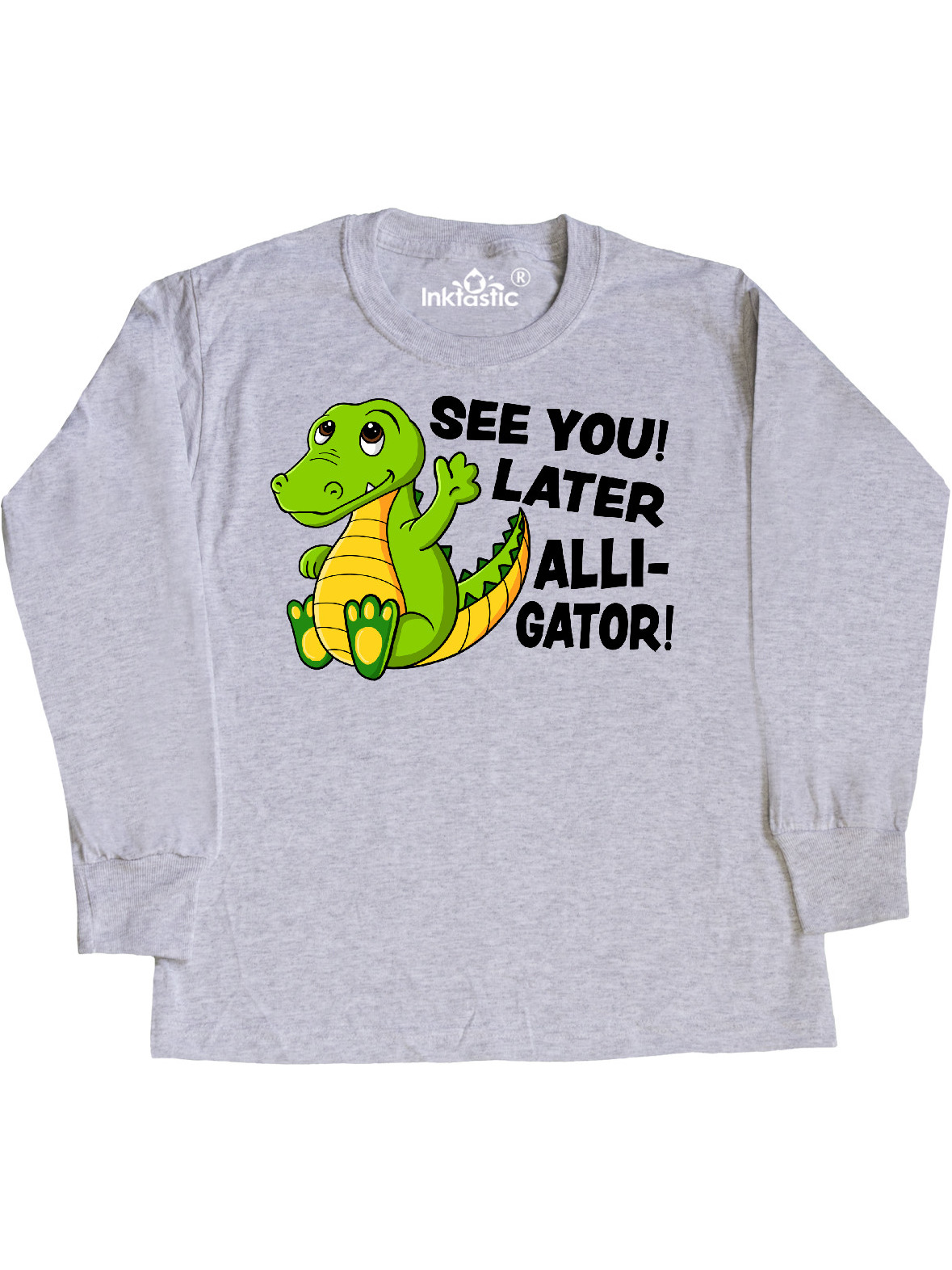 Inktastic See You Later Alligator Child Long Sleeve T Shirt Unisex Walmart Com Walmart Com Inktastic See You Later Alligator Child Long Sleeve T Shirt Unisex Walmart Com Walmart Com