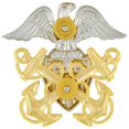 thumbnail image 4 of Navy Cap Device Regulation Size High Relief Officer, 4 of 6