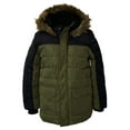 thumbnail image 4 of Boy's Winter Quilted Puffer Coat Warm Faux Fur Hooded Winter Jacket for Little Kid/Big Kid 4-14, 4 of 4