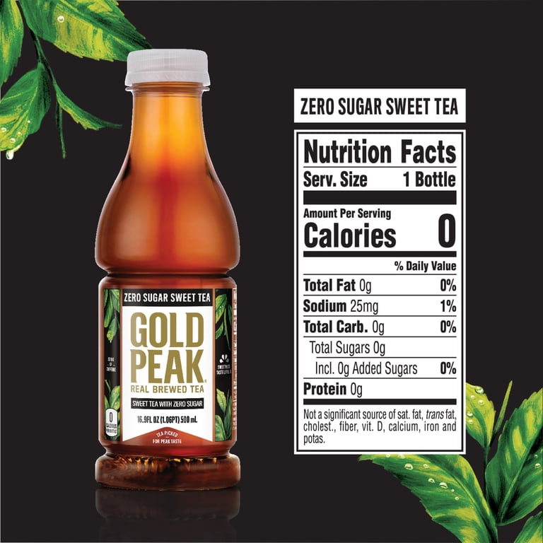 Gold Peak Zero Sugar Sweet Tea Bottles, 16.9 fl oz, 6 Pack photo 6