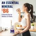 thumbnail image 5 of Vitamatic Magnesium Citrate 500mg per Serving - 180 Vegetarian Capsules (Provides 150 mg of Elemental Magnesium) - Added B6 for Maximum Absorption - Supports Muscle, Joint, and Heart Health*, 5 of 11