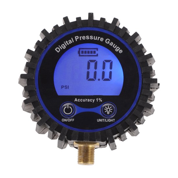 Medidor digital de presión de neumáticos universal 0-250 PSI 1/8" g para coches 1 pieza sin batería