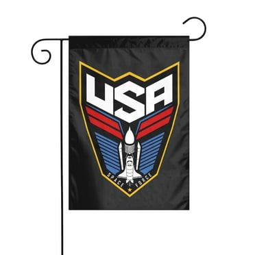 United States Space Force Garden Flag for Yard Outside Decorations Double Sided for Home Indoor Outdoor Porch Patio Garden 12x18 in