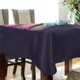 thumbnail image 5 of Yayeee Tablecloths 60" x 108" Rectangle Wrinkle Resistant Party Table Cover, Purple UFO, 5 of 8
