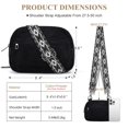 thumbnail image 3 of Bolso Cruzado MAXTOP Pequeño de Pana con Correa Desmontable Negro, 3 of 6
