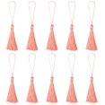 thumbnail image 1 of Unique Bargains 6.5' Silky Bookmark Tassels with Loop for DIY Craft Accessory, 20Pack Light Pink, 1 of 5
