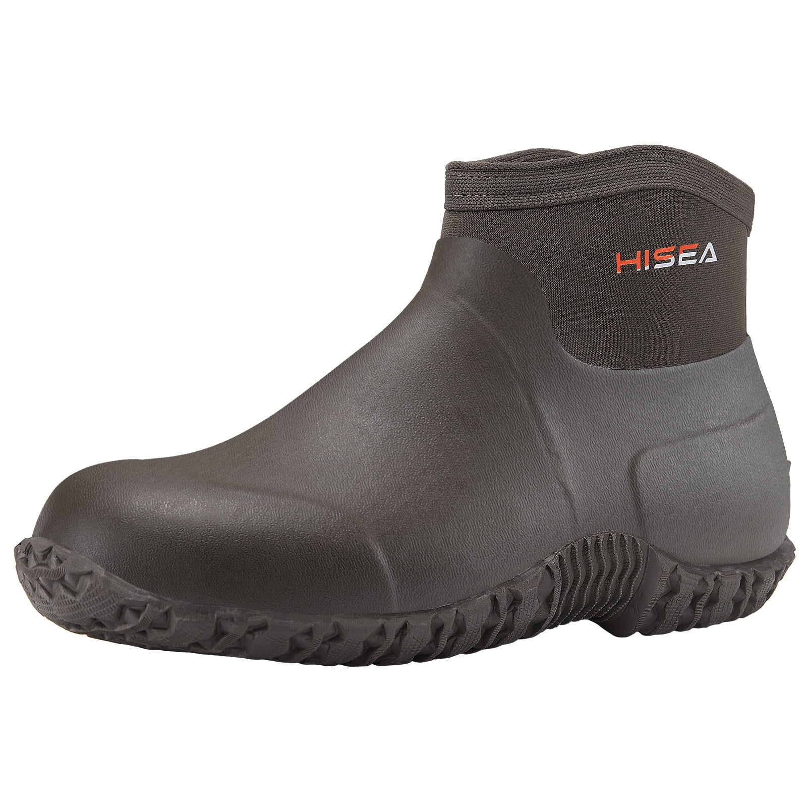 Men HISEA Men's Rain Shoes Ankle Height Rubber Garden Boots Insulated