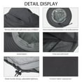 thumbnail image 4 of Sombrero De Verano Para Mosquitos Al Aire Libre, Sombrero Para El Sol, Sombrero Para El Sol Con Aleros Grandes, Sombrero De Pesca Protector De Malla, Sombrero De Pescador, Verde Militar Kearding AP007972-07, 4 of 6
