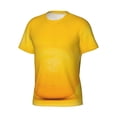 thumbnail image 3 of Rocae Yellow Lemon for Men's Moisture-Wicking Crew Tee - T-Shirt for Sports, Outdoor Activities, and Casual WearSmall, 3 of 9