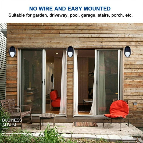 LAFGUR 2 Pack Solar Lights Outdoor Waterproof Wall Light 20 LED Flood Lighting Motion Sensor Auto On/Off Porch Lights for Patio Deck Yard Step Garden LAFGUR 2 Pack Solar Lights Outdoor Waterproof Wall Light 20 LED Flood Lighting Motion Sensor Auto On/Off Porch Lights for Patio Deck Yard Step Garden