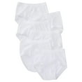 thumbnail image 3 of Fruit of the Loom Premium Men's White Briefs, 6-Pack, 3 of 5