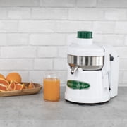 Omega High-Speed Automatic Pulp Ejection Juicer, in White (J4000)