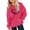 Hot Pink, variant on UACY Girls Retro Heart Print Hoodie Sweatshirt, Long Sleeve Hooded Pullover Top, Comfortable Casual Sweatshirt for Kids Daily Wear (Blackish Green, 11-12 Years)