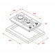 thumbnail image 2 of Parrilla de gas Teka EFX 30.1 2G AI AL CI 30 cms, 2 of 2