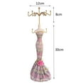 thumbnail image 3 of Esquirla Dress Gown Mannequin Jewelry Display Stand Rack for Girls Home Dressing Room 12cmx38cm, 3 of 8