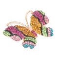 thumbnail image 1 of Broche de Mariposa de Cristal Jadeshay Colorido Retro con Diamantes de Imitación, 1 of 8