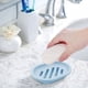 thumbnail image 5 of Jabonera de plástico color macaron | Porta jabón con ranuras para drenaje | Organizador compacto para baño, cocina, lavabo o ducha | Bandeja extraíble, fácil de limpiar | 1 pieza | Azul claro, rosa, 5 of 6