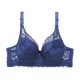 thumbnail image 5 of Sujetadores de copas suaves para mujer traje informal de encaje con retales correa ajustable ropa de descanso Sexy, 5 of 6