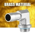 thumbnail image 3 of Plating 90 Degree Elbow Adapter,  Sealing G1/4 Computer Water Cooling, Durable Brass Computer Water Cooling System For Hose, 3 of 8