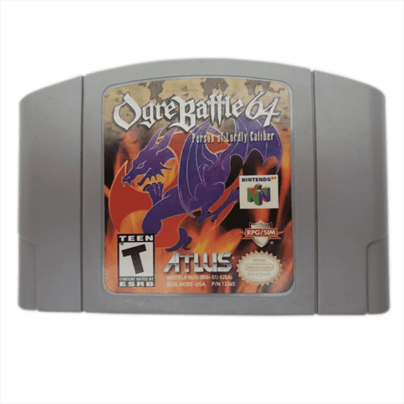 Ogre Battle 64: Person of Lordly Caliber - N64 Game Cartridge - US Version