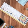 thumbnail image 2 of 25pcs Classroom Nameplates for Desks Colorful Student Desk Name Tags Traditional Manuscript Name Plate Paper Nameplates for Classroom, 2 of 6